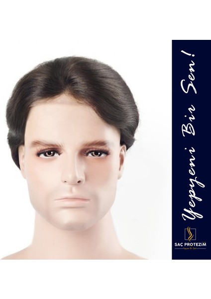 Sacprotezim Yepyeni Bir Sen Sacprotezim Protez Saç Qa8 5x8 Renk 2 Ince Telli Her Yöne Taranabilen Alt Yapı fiyatları