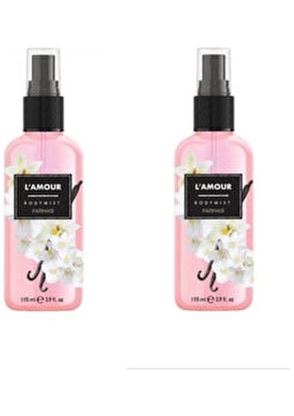 Lamour Kadın Vücut Spreyi 115 ml Yasemin ve Vanilya Aromalı Ferahlatıcı Koku fiyatları