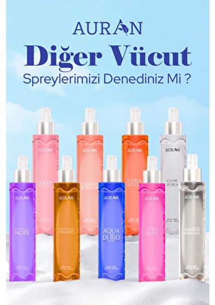 Vanillian Dreams Kadın Vücut Spreyi 150ml Doğal Yağlardan Elde Edilmiş Parfümlü Koku