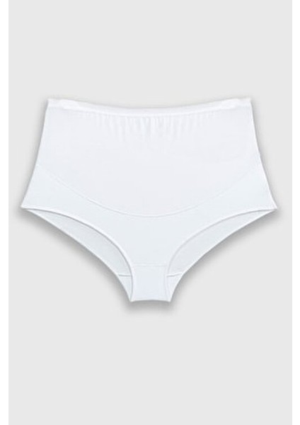 3'lü Kadın Beyaz Modal Geniş Hamile Külodu Nefes Alabilir Yumuşak Kumaş ile Gün Boyu Konfor