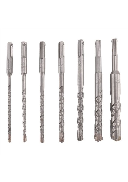 7 Pcs Sds Plus Hammer Matkap Bit Seti (4 Flüt) Beton Tuğla Blok Taş Duvarcılığı ve Granit Için (Yurt Dışından)