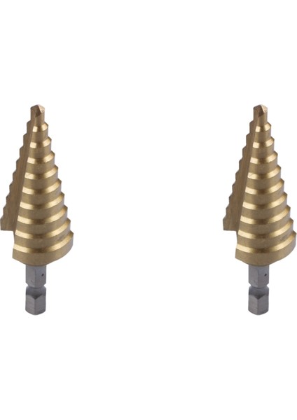 2pcs 4-22MM Hss 4241 Hex Titanyum Koni Matkap Bit Delik Kesici Sac Metal (Yurt Dışından)
