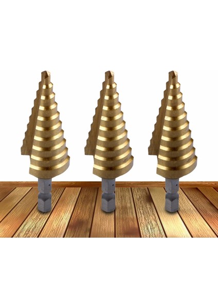 2pcs 4-22MM Hss 4241 Hex Titanyum Koni Matkap Bit Delik Kesici Sac Metal (Yurt Dışından) fiyatları