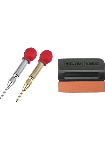 2 Pcs Yüksek Hızlı Merkez Punch Center Del Punch Marker Scriber ve 3pcs Mıknatıs Suege Keçe Kenar Silahı Aracı (Yurt Dışından)