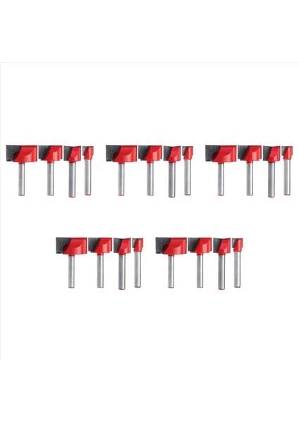 20PC Alt Temizleme Gravür Bit Ahşap Cnc Yönlendirici Bitleri 10/15/22/30MM Freze Kesici Ahşap Freze Kesici Seti Için Endmill (Yurt Dışından)