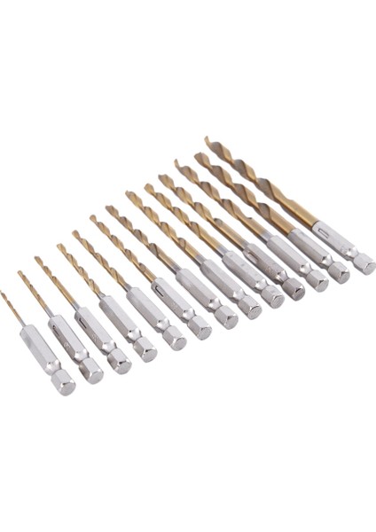 26PC Hss Titanyum Kaplamalı Matkap Bit Seti 1/4 Inç Hex Shank (Yurt Dışından) modelleri