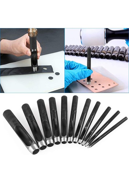 11 Adet Yuvarlak Çelik Içi Boş Yumruk Seti 1-11MM Deri Zanaat Içi Boş Delik Yumruk Araçları Izleme Bandı Tuval Kuş (Yurt Dışından) modelleri