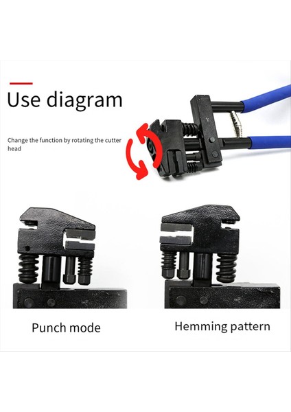 Çok Amaçlı Flanş Punch Pense Açık Yuvarlak Delikli Perçin Pensesi Punch Aracı Boş Tutucu ve Oluk Presleme Pensi (Yurt Dışından) modelleri