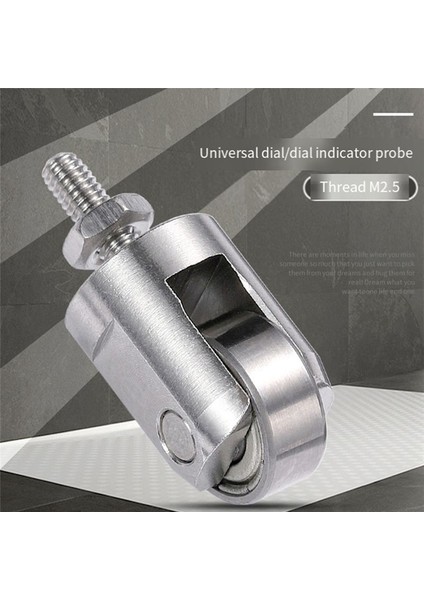 Kadran Göstergesi Için Silindir Temas Noktası 10MM Çapında Tekerlek M2 5 Iplik Paslanmaz Çelik Silindir Ölçüm Kafası (Yurt Dışından) indirimleri