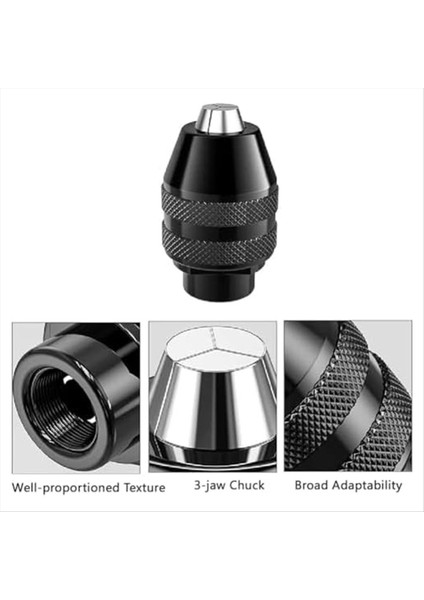 Hızlı Değişim Adaptörü ve Döner Matkap Somun TOOL-1/32INÇ Ila 1/8inch Shanksize Yedek Kit (Yurt Dışından) modelleri