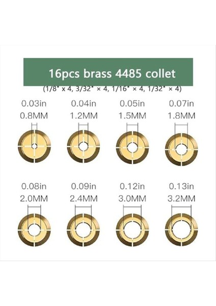 Hızlı Değişim Adaptörü ve Döner Matkap Somun TOOL-1/32INÇ Ila 1/8inch Shanksize Yedek Kit (Yurt Dışından) indirimleri