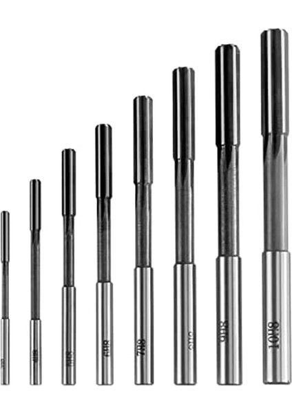 Makine Reamer Seti 8 Pcs Hhs H8 Düz Şaft Makine Kıkırdama Reamer Freze Kesici 3/4/5/6/7/8/9/10MM (Yurt Dışından)