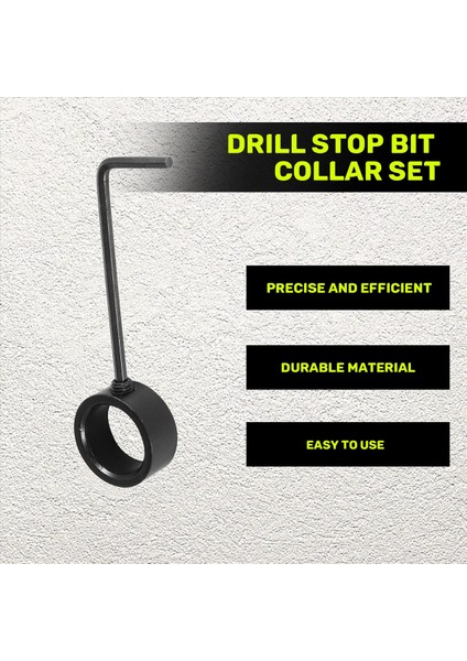 Matkap Durdurma Bit Yaka Seti 9 Adet Ayarlanabilir Matkap Derinliği Durdurma Yaka Limit Halkası Karbon Çeliği ile Matkap Bitleri Için Set (Yurt Dışından) fırsatları