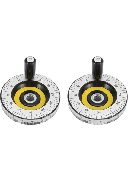 2pcs 80MM Katı El Tekerlek Ölçeği El Tekerleği Mekanik Parçalar Bakalit Makine Tapı Kalibre Edilmiş El Çarkı (Yurt Dışından)