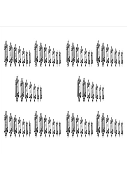 70 Pcs Center Matkap Bitleri Set 60 Derece Açı Merkez Matkap Bitleri Kit Metal Işleme Için Mahşet Araçları (Yurt Dışından)