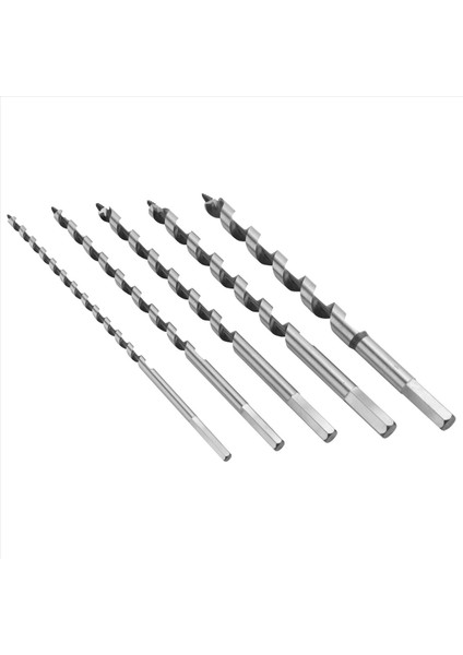 5pcs 230MM Hex Shank Ekstra Uzun Nokta Bükülme Ahşap Matkap Bitleri Set Ağaç Işleme Twist Matkap Bit Aracı Seti 6 8 10 12 14MM (Yurt Dışından) fiyatları