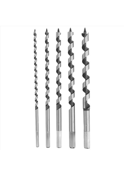 5pcs 230MM Hex Shank Ekstra Uzun Nokta Bükülme Ahşap Matkap Bitleri Set Ağaç Işleme Twist Matkap Bit Aracı Seti 6 8 10 12 14MM (Yurt Dışından) modelleri