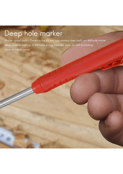 2x Derin Delik Markeri Premium Mekanik Kalem Işareti Entegre Bileme Metal Taş (Yurt Dışından) indirimleri