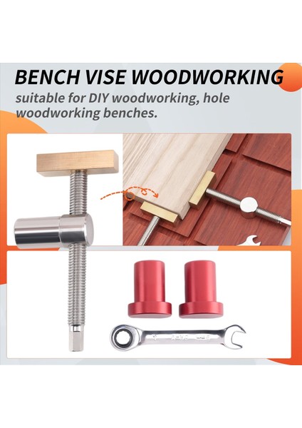 Tezgah Köpek Durdurma Setleri ile Ahşap Işleme Tezgah Köpek Kelepçeleri Klips Kelepçesi Armatürü Mengene Banklar Doğrama Marangoz Araçları (20MM) D (Yurt Dışından) indirimleri