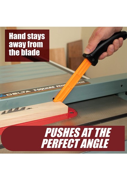 2 Paket Güvenlik Ahşap Işleme Push Stick Masa Testereleri Yönlendirici Tabloları Shapers Üzerinden Itmek Için (Yurt Dışından) fırsatları