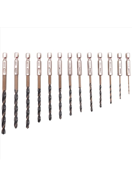 Hex Shank Cobalt Metrik Bitler 13 Parçadan Oluşan Hızlı Değişim Hss Darbe Sürücüsü Metal Için Altı (Yurt Dışından) fiyatları