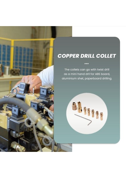 8pcs 0 5-3mm Küçük Elektrikli Matkap Bit Kolet Mini Twist Chuck Tool Kit (Yurt Dışından) fırsatları