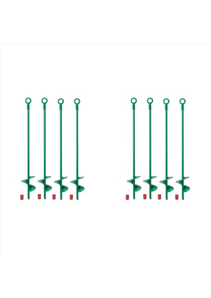 18 Inç Zemin Ankraj Kiti Helix Toprak Toprak Çapası Kamp Çadırı Için Ağır Hizmet Kulübesi Çapa Kancası Kanopi Salıncak Setleri 8 Pcs (Yurt Dışından)