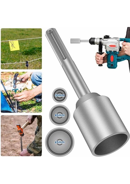 Toprak Çubuğu Sürücüsü 65MM Ağır Hizmet Tipi Çelik Matkap Ucu Sürücü Aşınma Dirençli Geniş Uyumluluk Öğütülmüş Çubuk Bitleri Soketi (Yurt Dışından) fırsatları