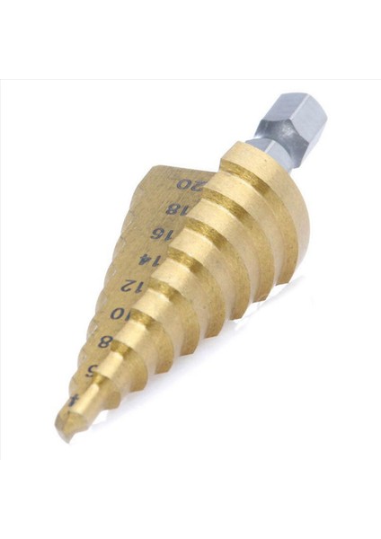 6 Pcs Yüksek Hızlı Çelik Adım Matkap Bit Seti Elektrikli El Alımları Koni Titanyum Kaplamalı Metal Delik Kesici 1/4 Inç Hex Shank Drive (Yurt Dışından) indirimleri