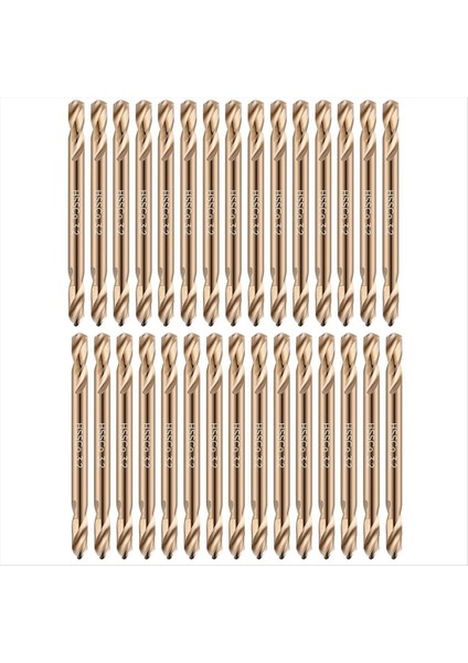 30PCS 1/8in Kobalt Matkap Bitleri Sertleştirilmiş Çelik Dökme Demir Ahşap Plastik Plastik Paslanmaz Çelik Matkap Bit (Yurt Dışından)