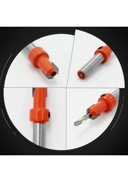 10PCS Ahşap Delik Matkap Bit 8mm Shank Counterk Matkap Bit Yönlendirici Bit Ahşap Çalışma Sayaç Lavabo Matkap Bit Seti (Yurt Dışından) modelleri