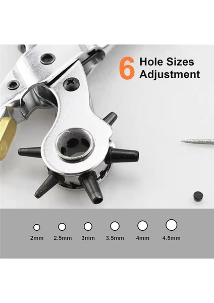 Deri Delik Puncher Kemerler Ayakkabılar Kumaş Dıy ve Zanaat Projeleri Için Setler Çok Delikli Kullanımı (Yurt Dışından) fırsatları