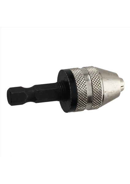 4x Gümüş+Siyah 6mm Anahtarsız Matkap Bit Chuck Hızlı Değişim Adaptör Dönüştürücü Hex Shank (Yurt Dışından) fırsatları