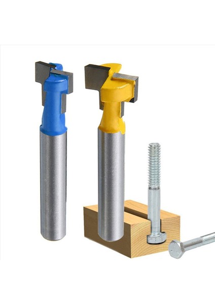 4pcs 1/4 Inç Shank T-Slot Kesici Yönlendirici Bit Çelik Sap 3/8 Inç ve 1/2 Inç Uzunlukta Ahşap Kesiciler Elektrik Aletleri Için (Yurt Dışından) fiyatları
