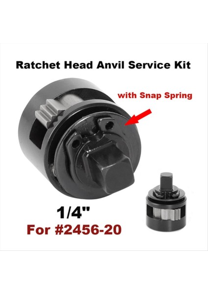 1 Set Electric Alets Servis Kiti 42-06-1006 M12 1/4 Cırcır Kafası Anvil Milwaukee 2456-20 (Yurt Dışından) fırsatları