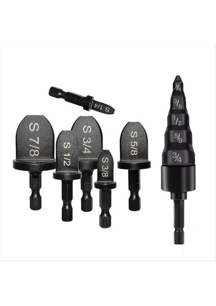 7pcs Manuel Bakır Boru Kazanma Alet Matkap Bit 6 Pcs Boru Genişletici Matkap Bit 5 1 Air Sergi Bakır Boru Genişletici (Yurt Dışından)