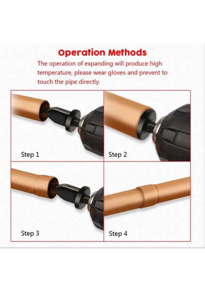 7pcs Manuel Bakır Boru Kazanma Alet Matkap Bit 6 Pcs Boru Genişletici Matkap Bit 5 1 Air Sergi Bakır Boru Genişletici (Yurt Dışından) fiyatları