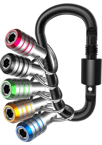 Bit Tutucu Anahtarlık 5pcs 1/4 Hex Shank Etki Matkap Bit Anahtarlık Hızlı Değişim Bağlantı Tutucu Matkap Vidası Adaptörü (Yurt Dışından)