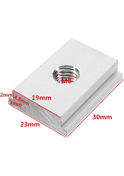 6 Pcs T-Yuva Somunları M8 T-Ray Sürgülü Fındık Alüminyum Yuva Fıstığı Palet Kayar Fındık Mobilya Yuvası Somunları Yuva Sabitleme Için (Yurt Dışından) fiyatları