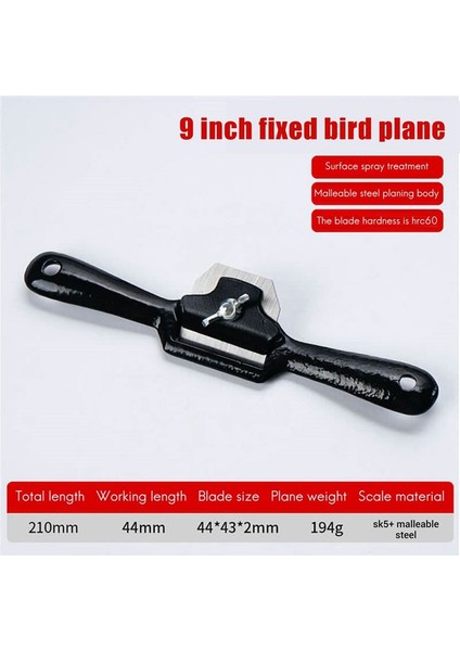 9 Inç Sabit El Izleme Planer Seti Kesme El Planer Dıy Aletleri Marangozlar Manuel Ahşap Işleme Araçları Için Uygundur (Yurt Dışından) indirimleri