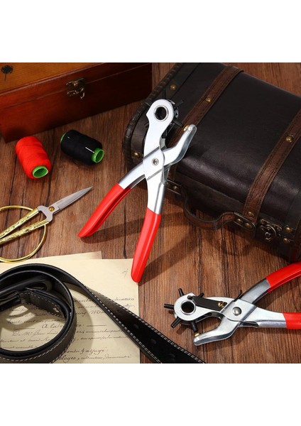 3 Paket Kemer Deliği Deri Deliği Punch Crafts Kemer Deliği Puncher Için Punch 6 Çok Delikli Boyut Döner Yumruk Aracı (Yurt Dışından) indirimleri