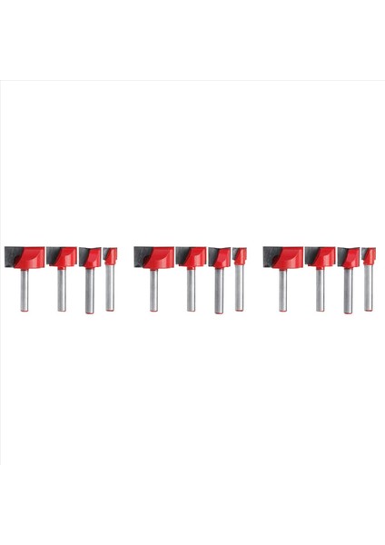 12PCS Alt Temizleme Gravür Bit Ahşap Cnc Yönlendirici Bitleri 10/15/22/30MM Freze Kesici Endmill (Yurt Dışından)