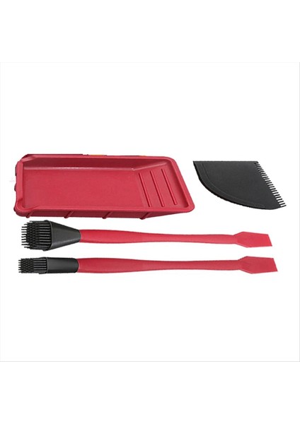 4 Parçalı Ahşap Işleme Fırça Alet Seti Çok Işlevli Yumuşak Silikon Ahşap Tepsisi Ince Kaymaz Düz Sıyrıcı Dıy El Sanatları (Yurt Dışından)