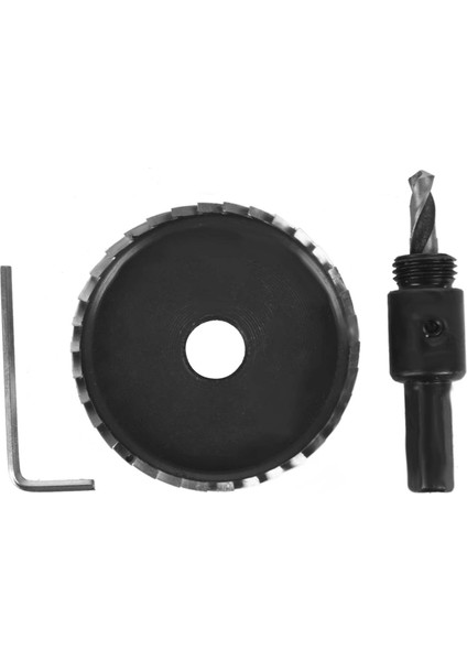 60MM Pro Delik Testere Diş Çeliği Destek Desteği Matkap Bit Kesici Aracı Metal Ahşap Alaşım (Yurt Dışından)