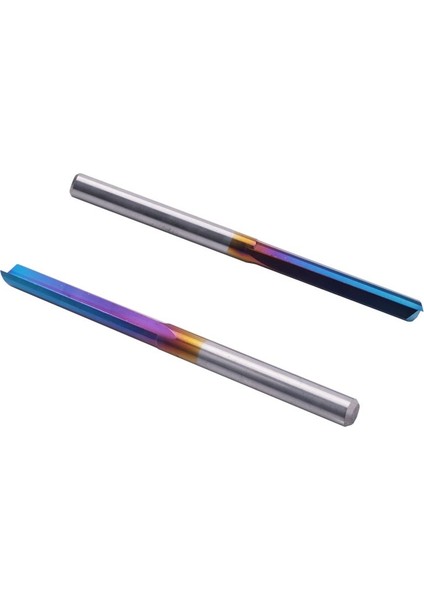 20PCS 3 175 Shank Mavi Kaplamalı Düz Uç Değirmen 2 Flüt Karbür Freze Kesici Ahşap Için Plastik Cnc Gravür Bit (Yurt Dışından) fiyatları