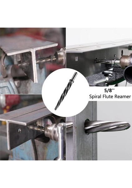 5/8 Inç Spiral Flüt Raybası 1/2 Inç Saplı M2 Hss Köprüsü/inşaat Raybası Konik Kesici Rayba Matkap Bit (Yurt Dışından) fırsatları