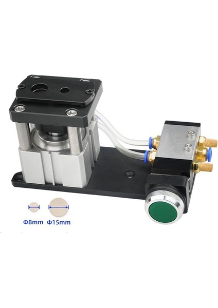 8/15MM 2 1 Kenar Bantlama Delme Deliği Pnömatik Kenar Bander Delik Kılavuzu Ahşap Işleri Bantlama Deri Delik Yumruk (Yurt Dışından) fırsatları