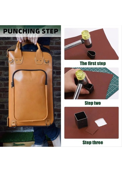 52 Pcs Keskin Içi Boş Zımba Kesici Aletleri Kit Karbon Çelik Deri Yumruklama Kalıp Kesme Kalıp Manuel Delik Yumruk Seti (Yurt Dışından) fırsatları