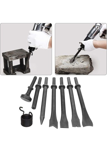 8pc Hava Kepçesi Kafa Seti Pnömatik Kesme Hava Çekme Yumruk Yonga Aracı Pnömatik Kesme Hava Hamme Kesme Paslama (Yurt Dışından) modelleri