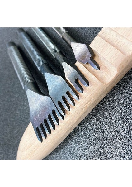 8pcs 3mm 4mm 1/2/4 Prongs Inç Kesme Keski Deri El Sanatları Aletleri Delik Döküm Dikişli Dikişli Deri Deri Delik Puncher (Yurt Dışından) indirimleri